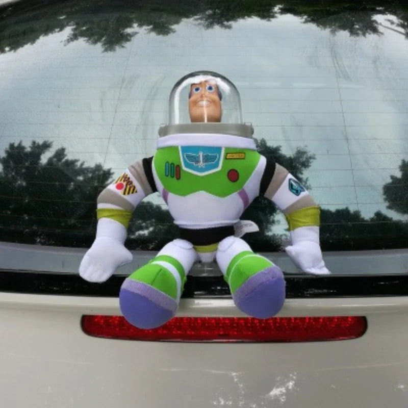 Toy Story Sherif Woody Buzz Lightyear Car Dolls Plush Toys Outside Hang Toy Cute Auto Accessories Car Decoration 25/35/45CM