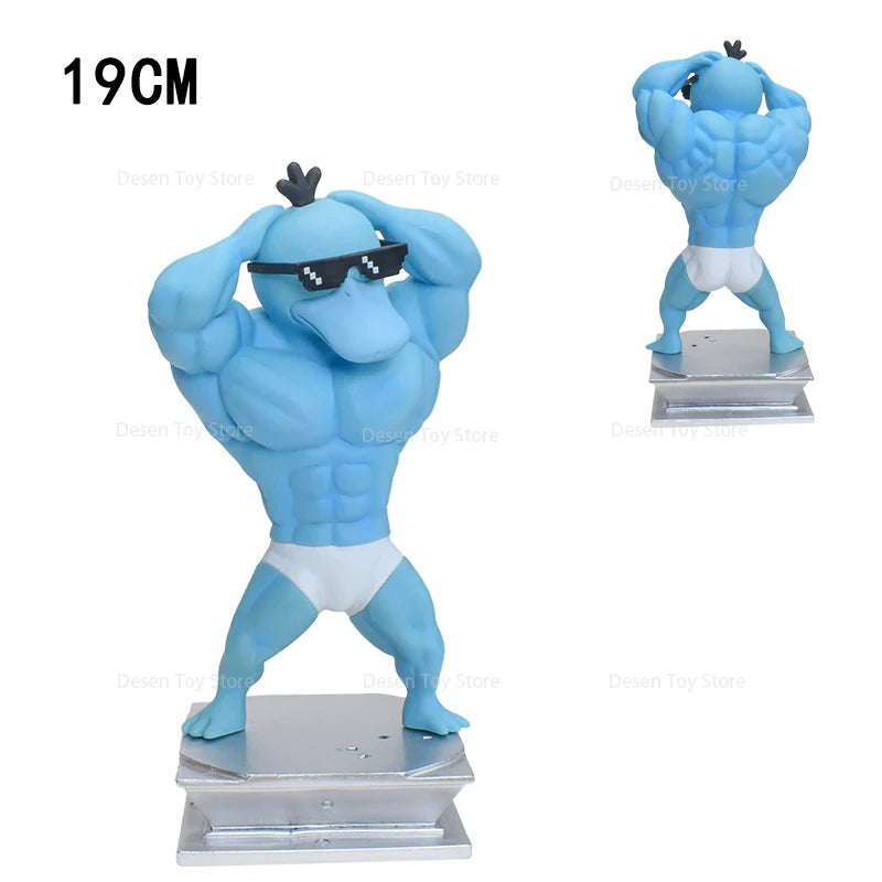 13 Styles Pokemon Muscle Figures Fitness Magikarp Snorlax Dugtrio Psyduck Squirtle Bulbasaur Gengar PVC Action Model Figures Toy