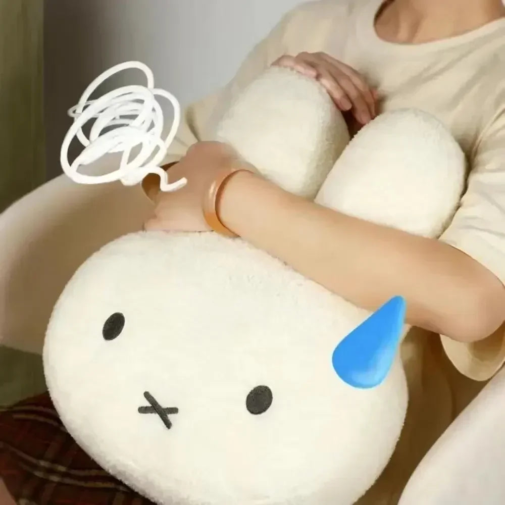 Miffy New Kawaii Plush Pillow Cute Miffy Sweet Doll Toy Creative Room Decoration Cartoon Ornaments Sofa Pillow Birthday Gift