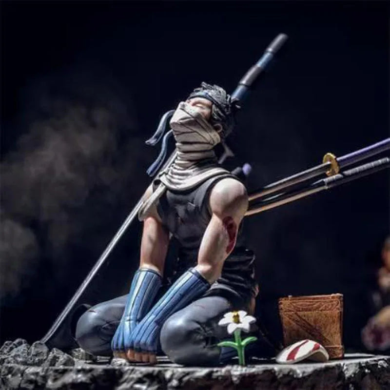 Anime Narudo GK Figure Momochi Zabuza Statue Model PVC Action Figure Scene Toy Decoration Christmas Gift