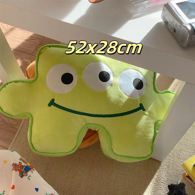 Toy Story Puzzle Plushies Buzz Lightyear Woody Alien Stuffed Anime Throw Pillow Back Cushion Sofa Bed Home Decor Birthday Gifts