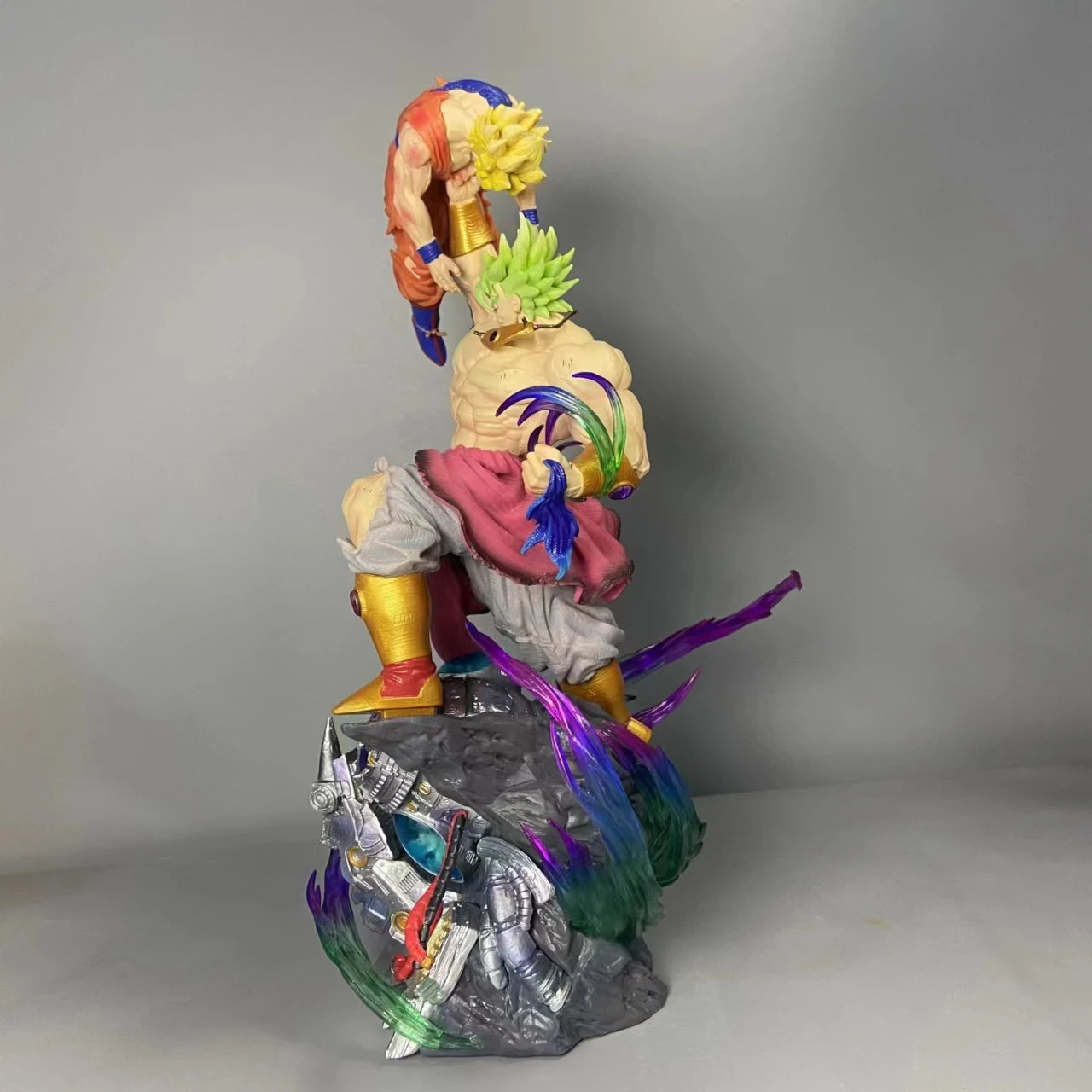 Broli Vs Goku Anime Figure Dragon Ball Broli 28cm Figurine Pvc Statue Model Doll Desk Decoration Collectible Toys Christmas Gift Dragon Ball Collectible Figure