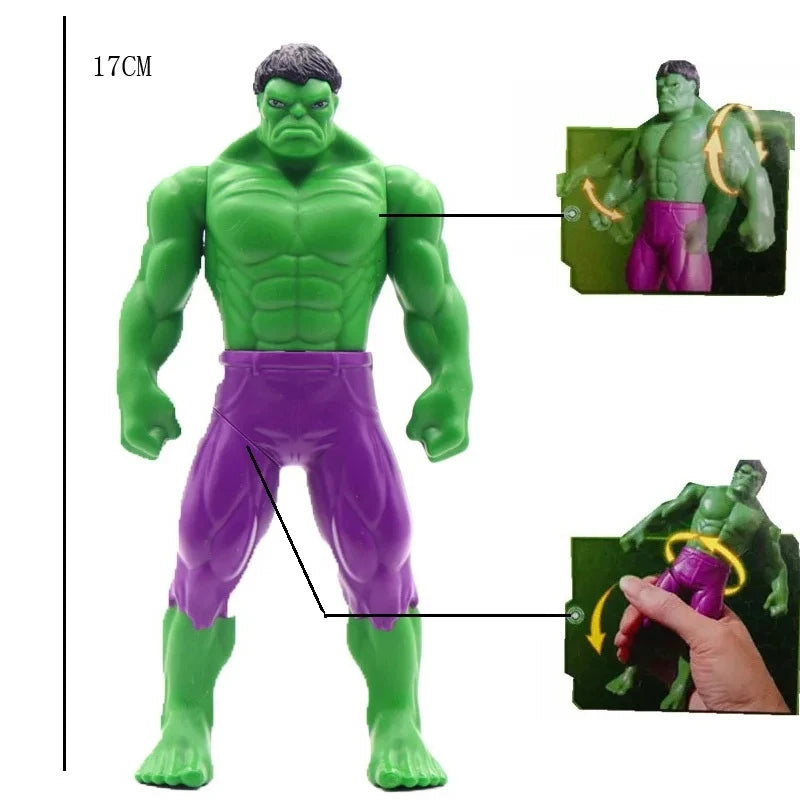 Marvel Avengers 4 Endgame 17cm Super Hero Dolls Hulk Iron Man Captain America Thor Wolverine Action Figure Toys Kids Gift