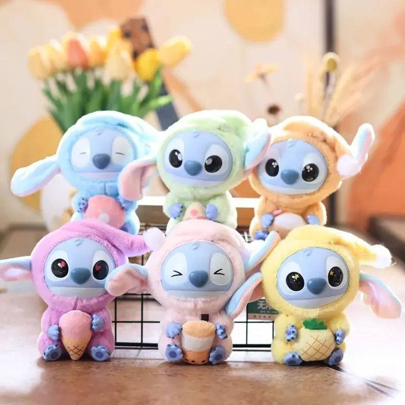 Stitch Stuffed Toys Keychain School Bag Pendant Decorated Plush Doll Children Graduation Season Commemorative Gifts