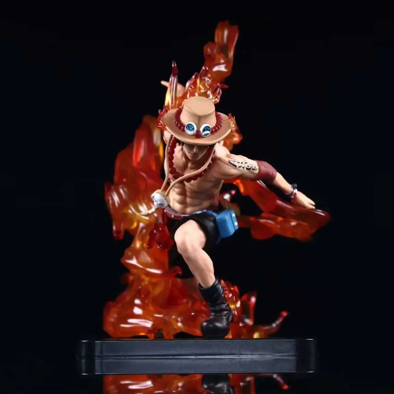27cm Anime One Piece Portgas D Ace Drifting Ver. GK PVC Action Figure Game Statue Collection Model Kids Toys Doll Gifts