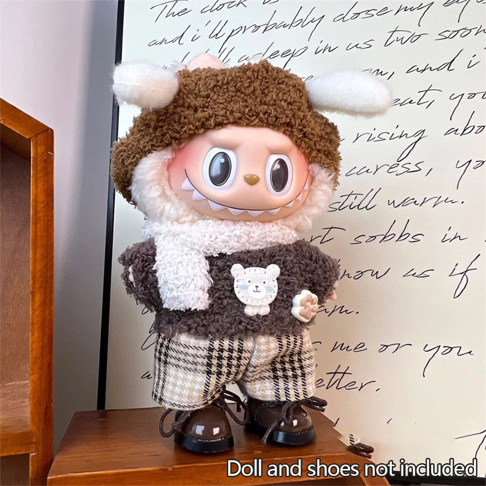 For 17cm Labubu Set High-Quality Clothes Set Multiple Styles Doll Accessories Labubu Clothes