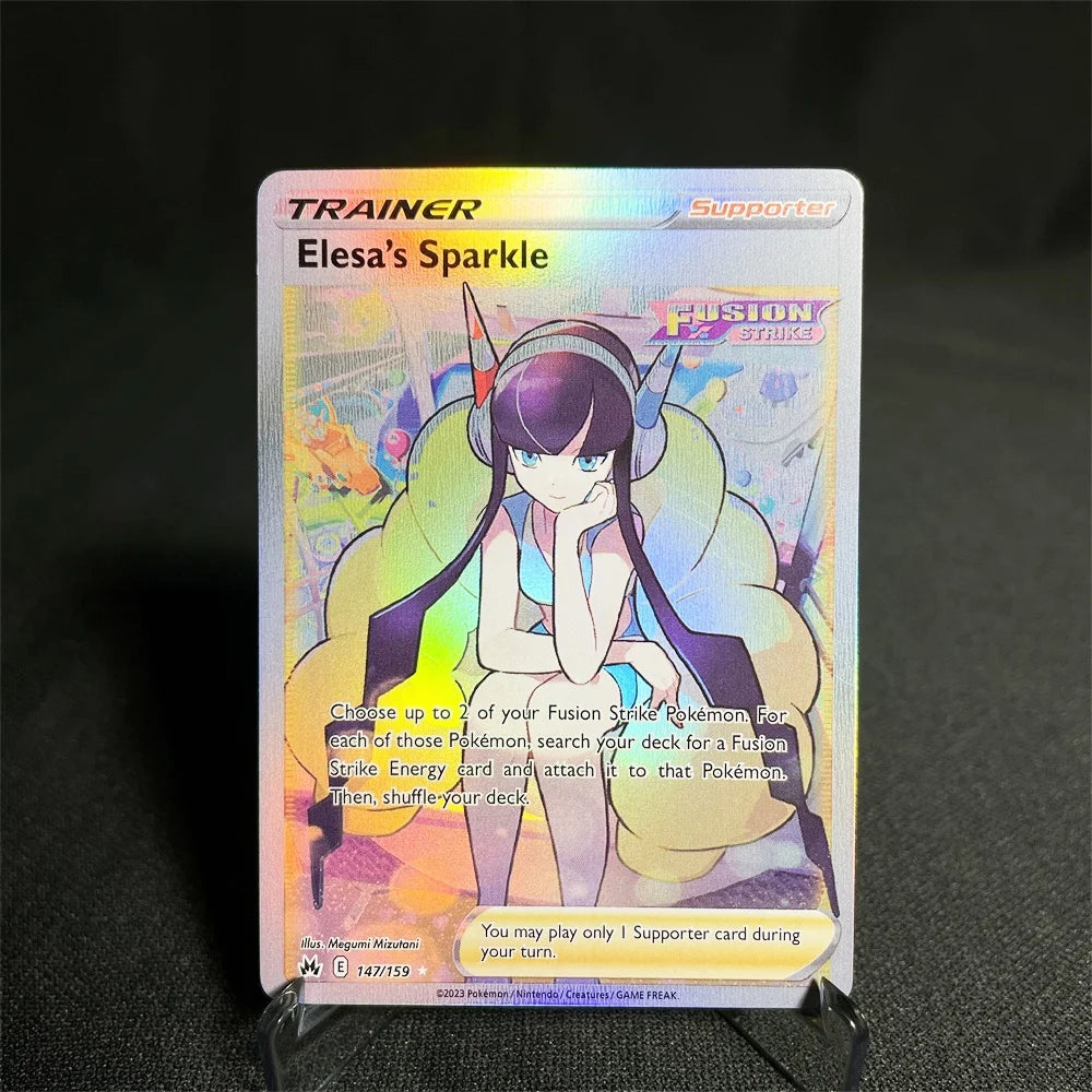 Pokemon Cards Foil Flash Card Sword-shield Series Pikachu Entei Flannery Leafeon Chien-pao Glaceon Collection Cards Proxy Card