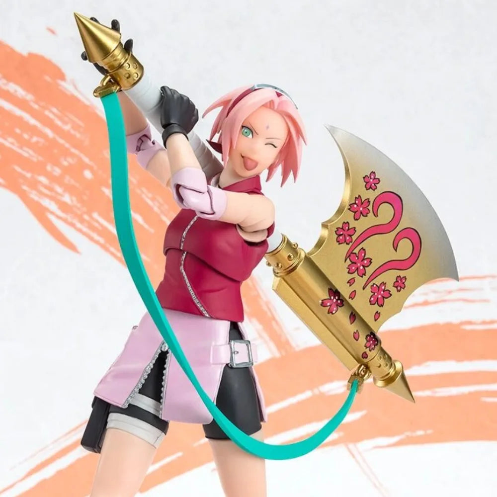 NARUTO Edition Anime Naruto Shippuden Haruno Sakura Action Figures Toys PVC Model Collection Figurine Desktop Ornaments Gifts