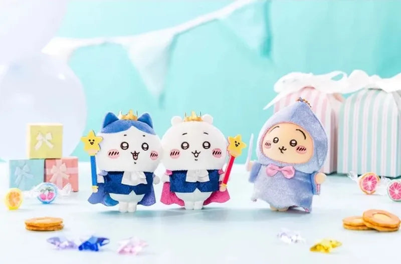 Cartoon Anime Chiikawa Plush Keychain Kawaii Cute Usagi Hachiware Cartoon Doll Pendant Accessories Bag Accessories Girls Gift
