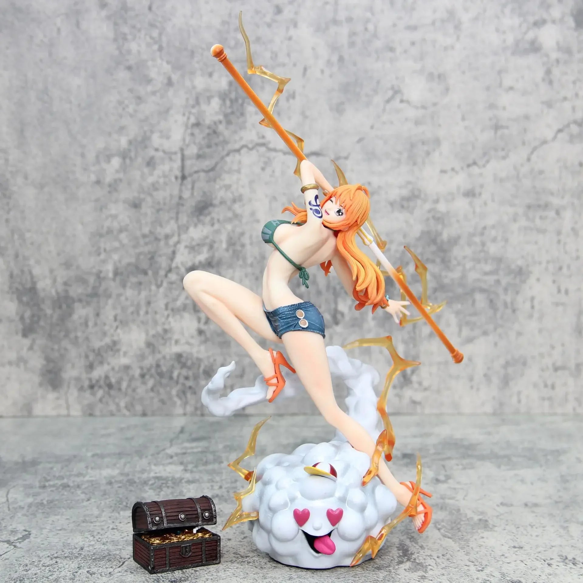 32cm Iu One Piece Nami Two Versions Resonance Series Anime Figure Model Gk Statue Boy Collection Desktop Decoration Ornament Toy