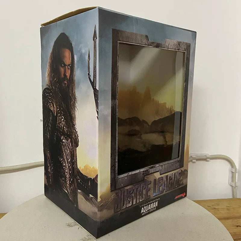 ARTFX Aquaman Action Figure Flash Cyborg Wonder Woman Marvel Bruce Wayne Batman Figurine Collectible Model Toys Boyfriends Gifts