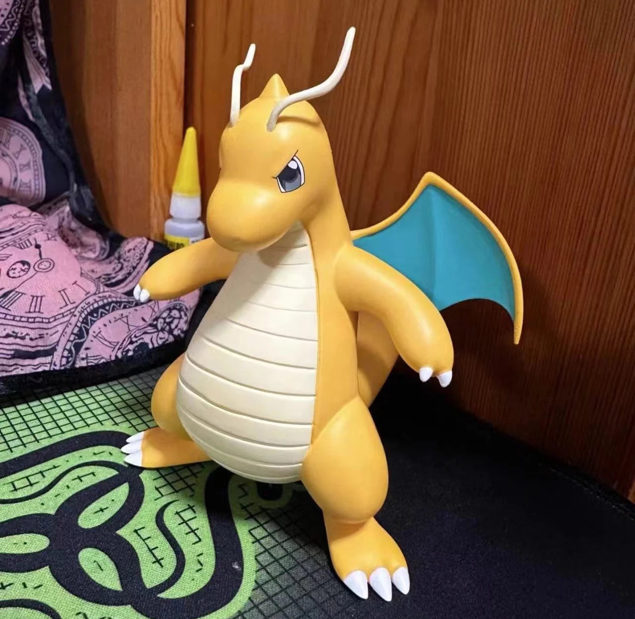 12cm PokeMon GK Figures  Dragonite Anime Action Figure Pvc Statue Model Doll Kid Toy