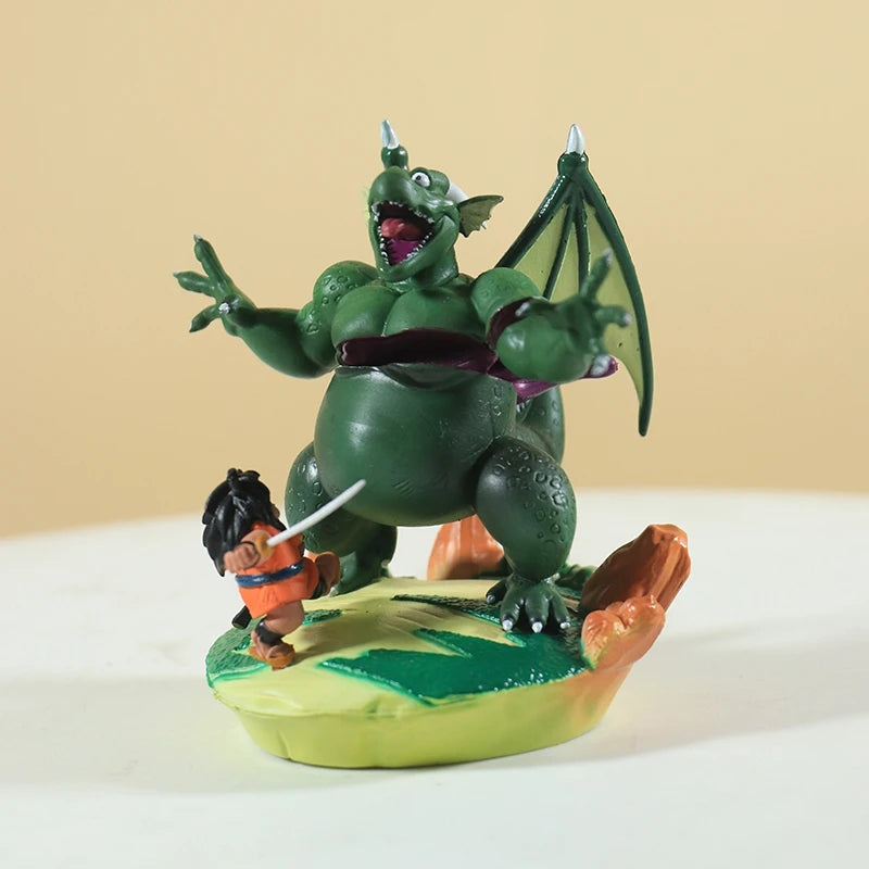 Dragon Ball Z Figures Yajirobe Vs Cymbal Figure 9cm Yajirobe Action Figurine Cute Gk Pvc Anime Statue Model Doll Kids Toys Gifts