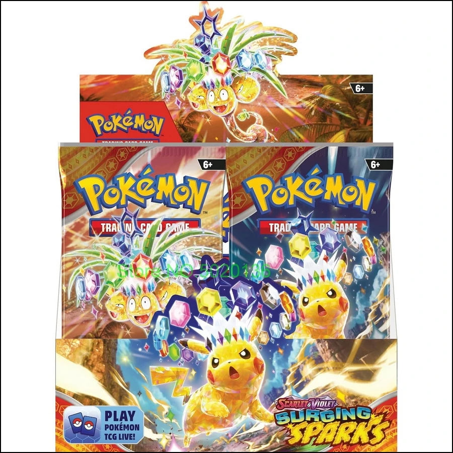 Surging Sparks Pokemon Stellar Crown Obsidian Flames Paradox Rift Lost Origin Trading Card Game Evolutions Booster Collecting