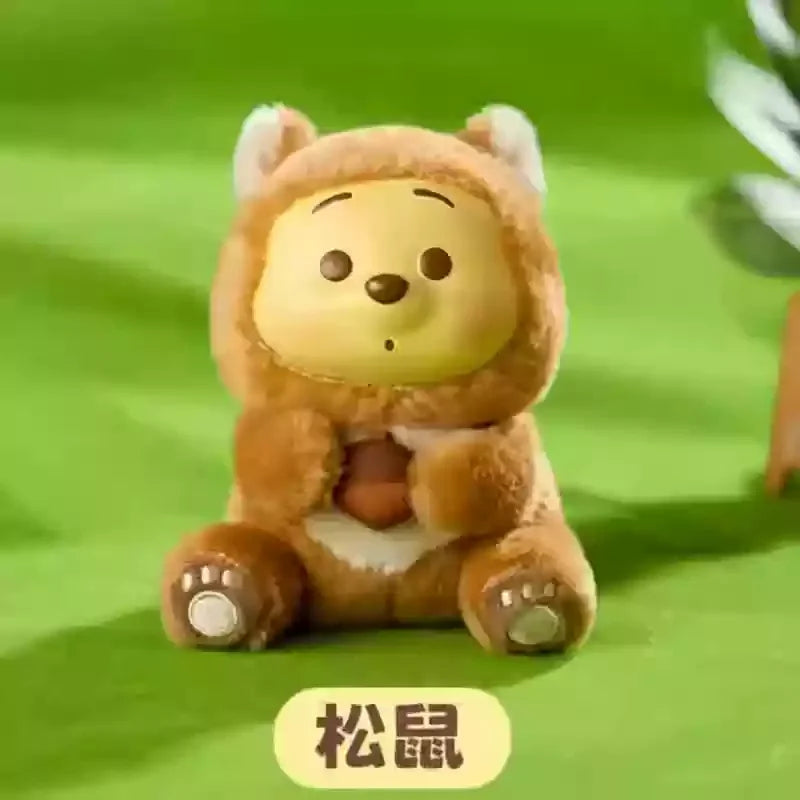Miniso Disney Pooh Bear Pendant Blind Box Series Naughty Party Vinyl Children'S Toy Cute Model Birthday Gift Ornament Collect