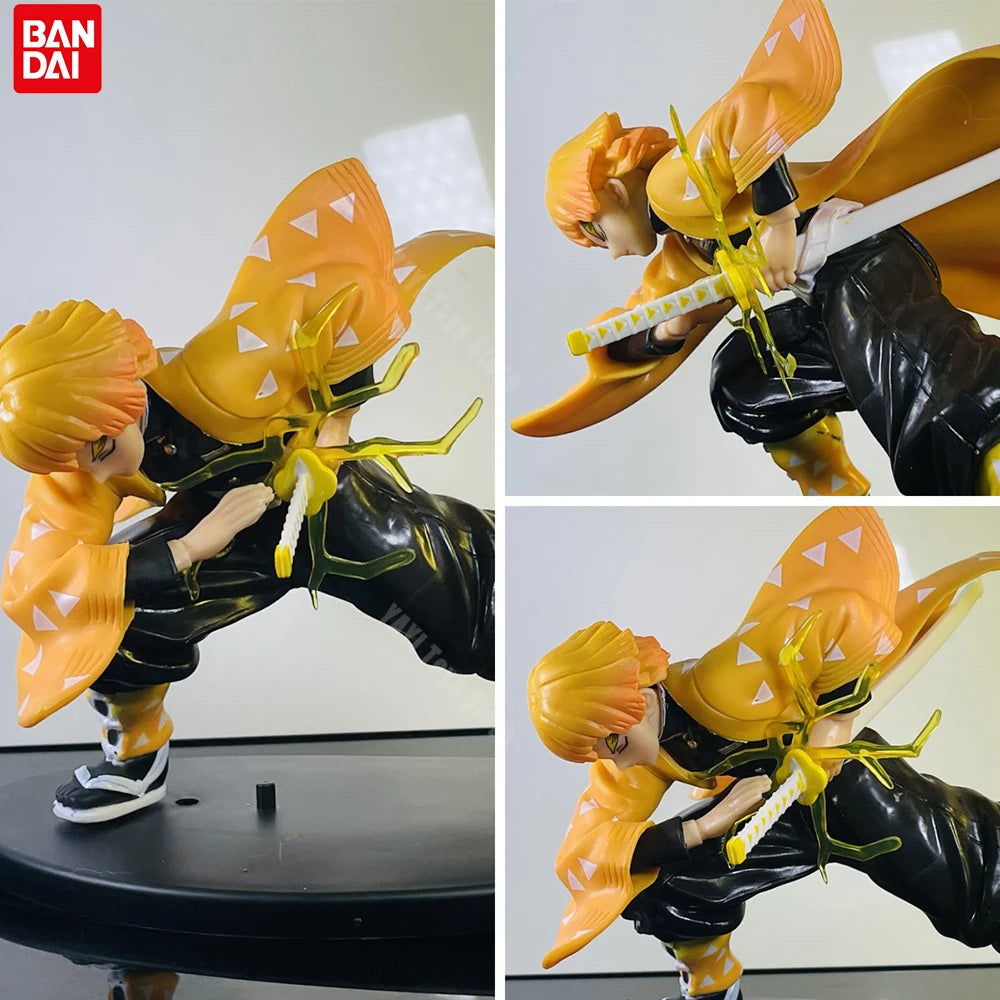 Demon Slayer Anime Figure Tanjirou Agatsuma Zenitsu Kyoujurou Anime Model  Action Figure PVC collection Toy for Kids Gift