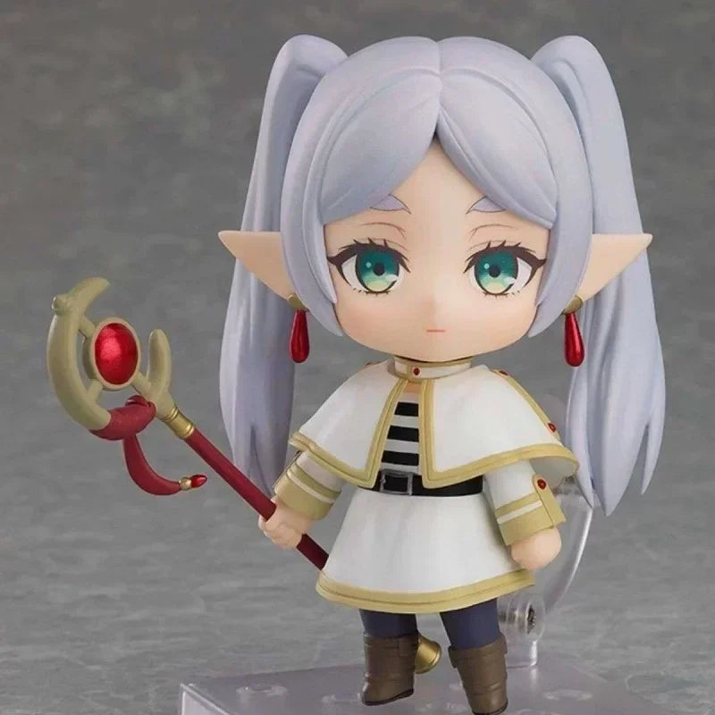 10cm Anime Frieren Mimic Action Figure GK Beyond Journey's End Frieren Figures Q Version PVC Collection Figurine Toys Gift