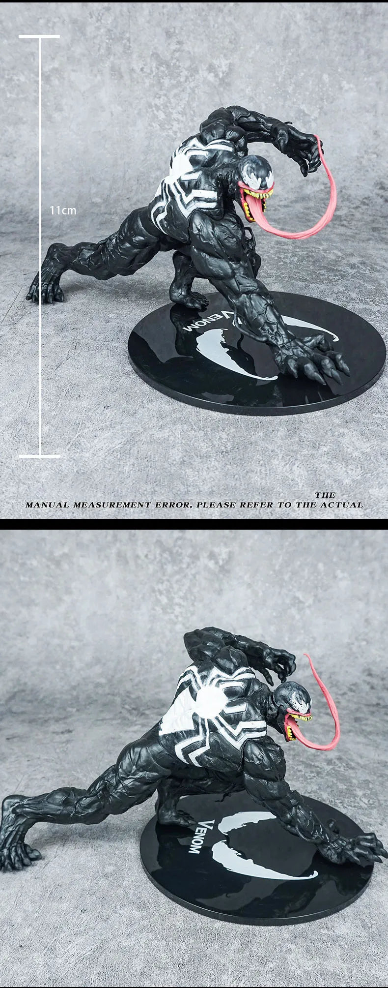 New Venom Batman Hand-made Statue Movie Villain Around The Office Model Animation Ornaments Marvel Comics Hobby Collectibles