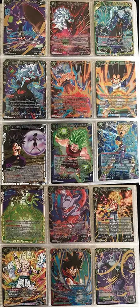 Bandai Dragon Ball UMC BT series set of cards Son Goku Vegeta IV Android 18 Majin Buu Trunks Frieza boy collection Birthday gift