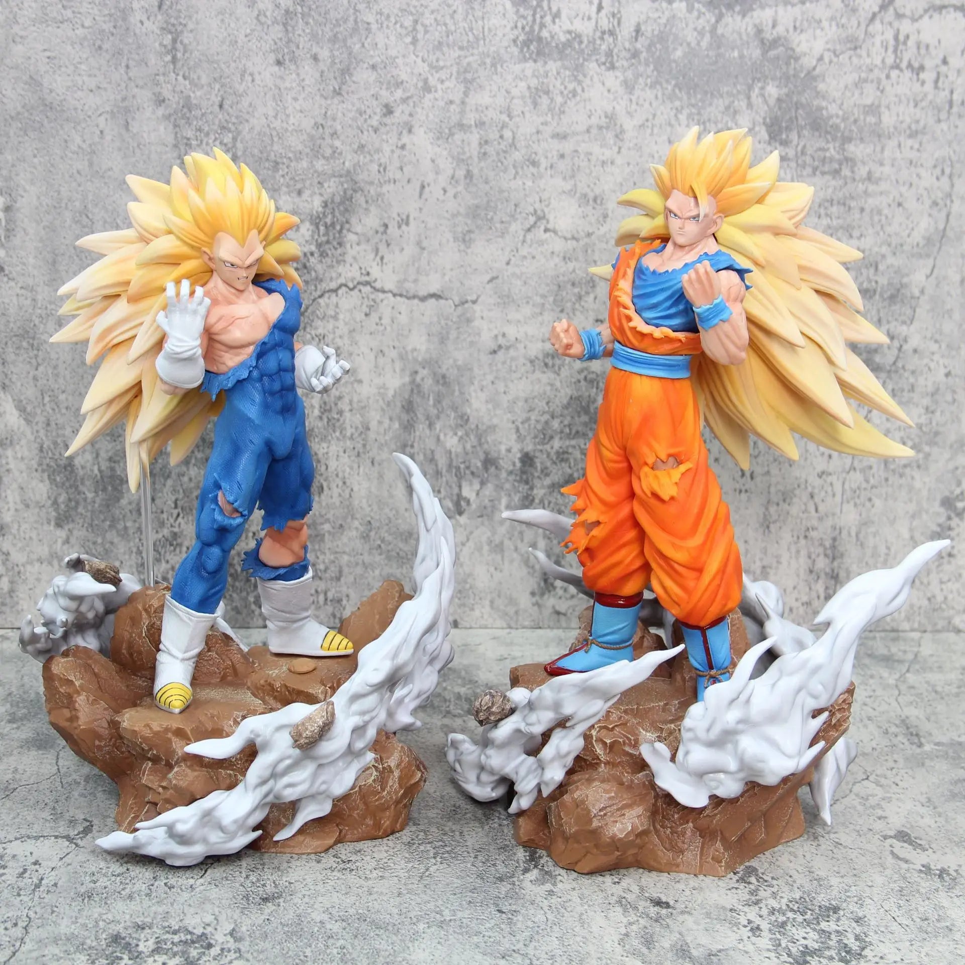 38cm Dragon Ball Anime Figure Super Saiyan Qilin Vegeta Qilin Wukong Figure  PVC Model Collection Toys friend birthday present