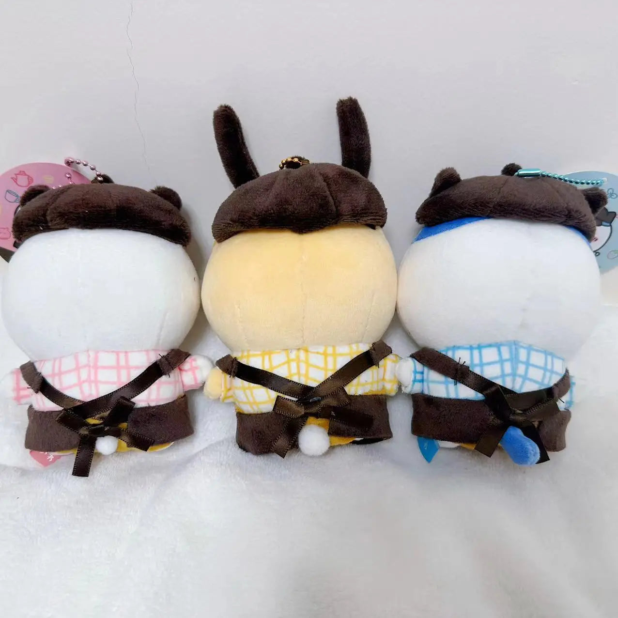 Hot Chiikawa Character Peripherals Coffee Series Plush Pendant Hachiware Usagi Kawaii Keychain Bag Decoration Cute Gifts