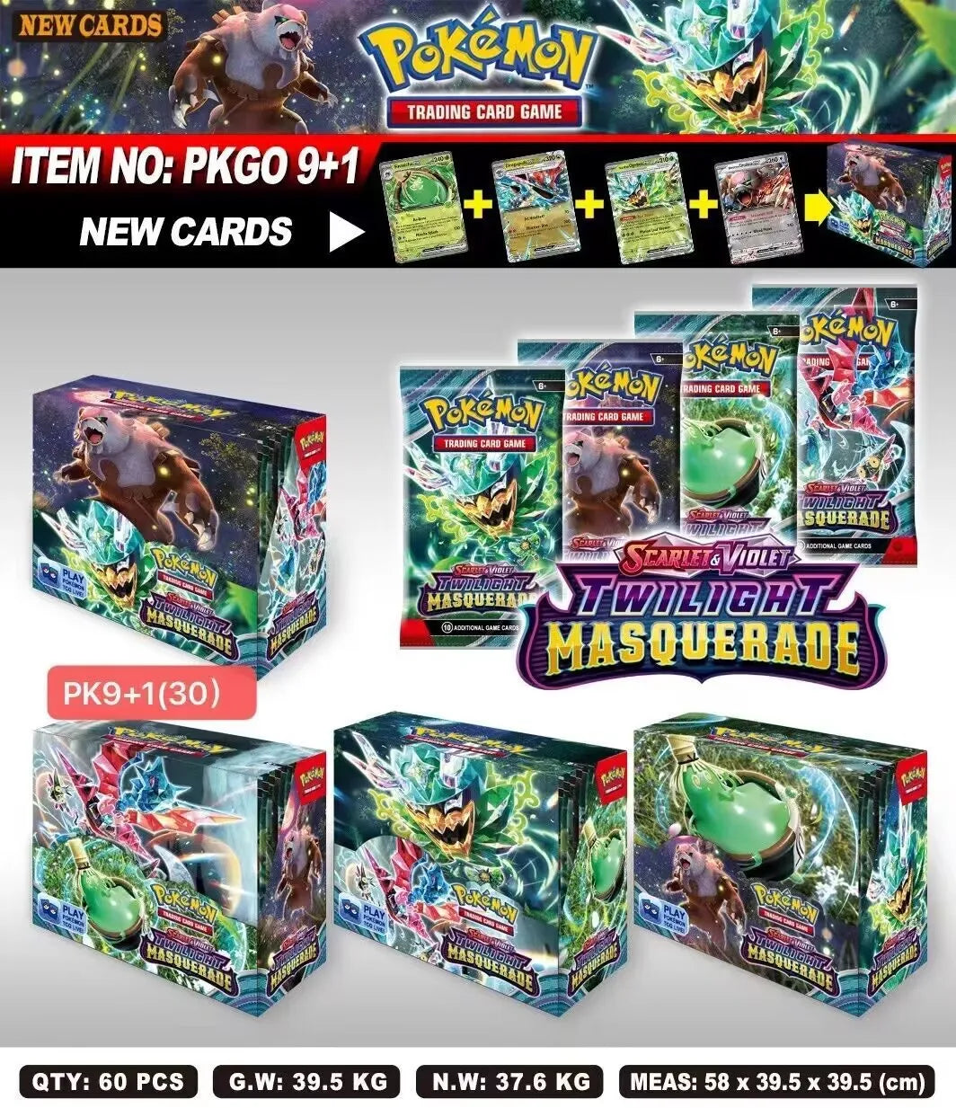 324/360 Pcs/Set Pokemon Card SCARLET&VIOLE 151 Prismatic Evolutions PALDEAN FATES English Booster Battle Transaction Card
