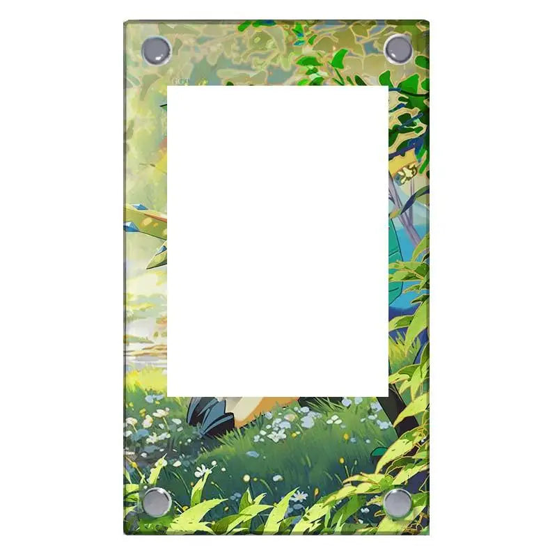 Pokemon Sv9 Iono Reshiram Acrylic Extended Painting Stuck Brick Cartoon Game Collection Card Display Stand Desktop Ornament
