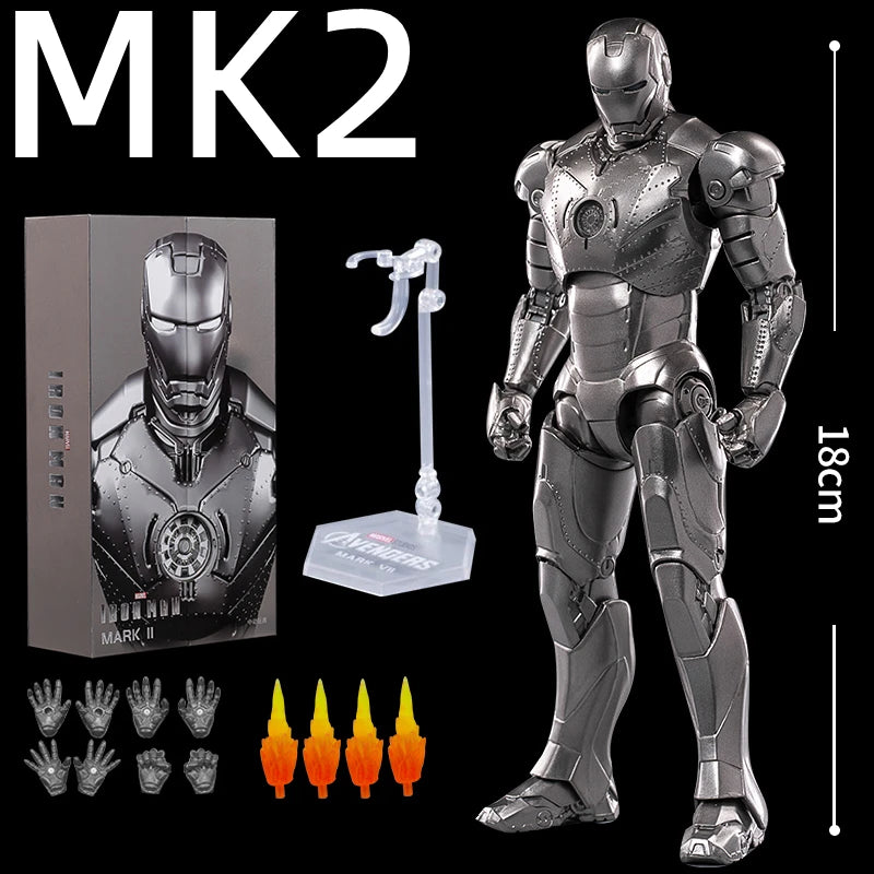 ZD Original Iron Man Legends Mk42 War Machine MK1 MK2 MK3 MK4 MK5 MK6 MK7 Spider Man Avengers Infinity War Action Figure