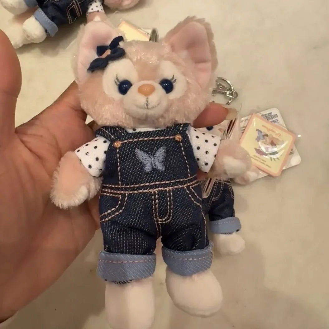 Disney Plush Toys Doll Keyring Keychain Stellalou Shelliemay Linabell Kawaii Bag Pendant Lovely Girl Heart Cute Gifts Hot