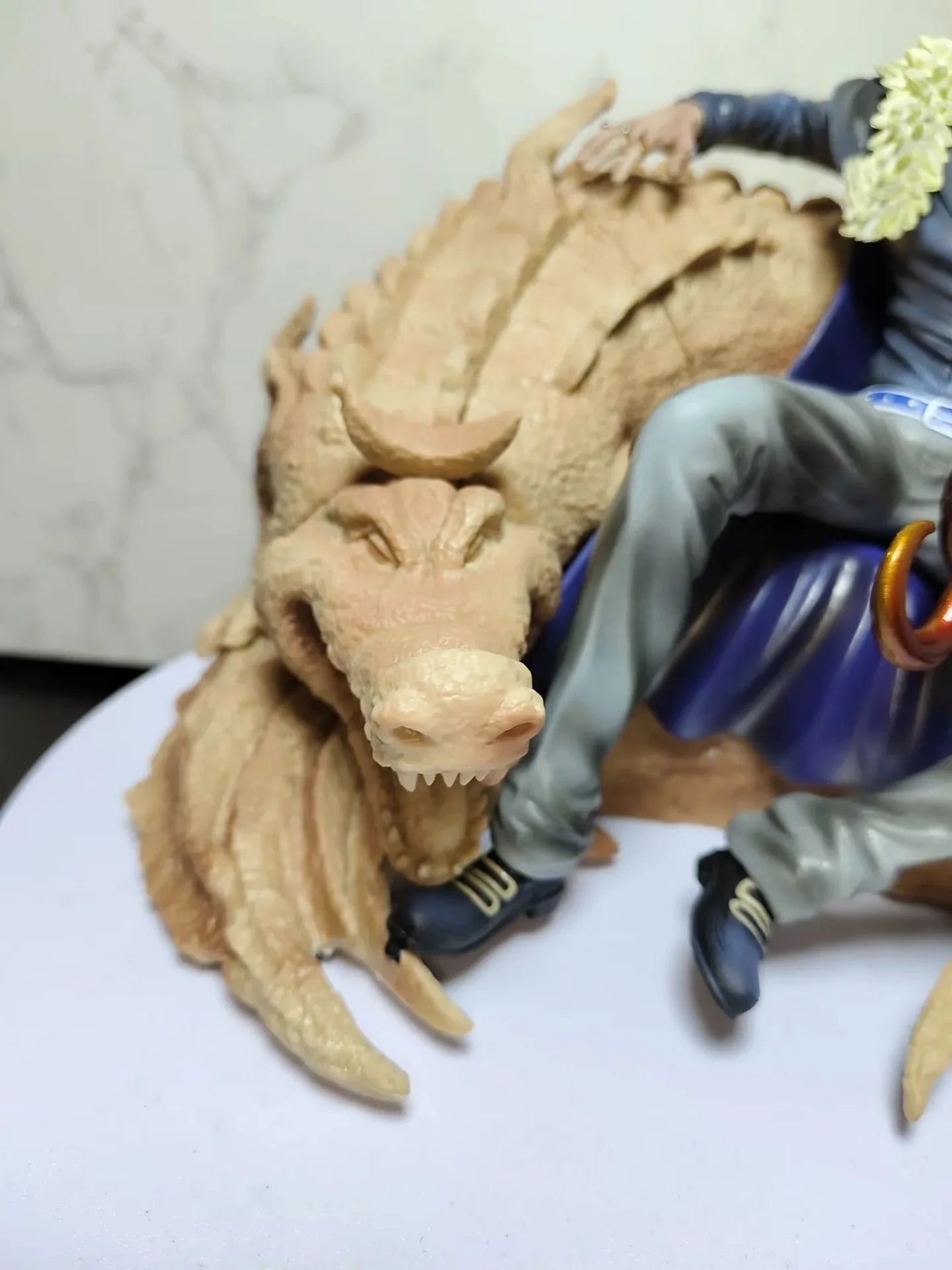 Anime One Piece Sir Crocodile Sitting Ver. PVC Action Figure Statue Collectible Model Kids Toys Doll Gifts 22CM