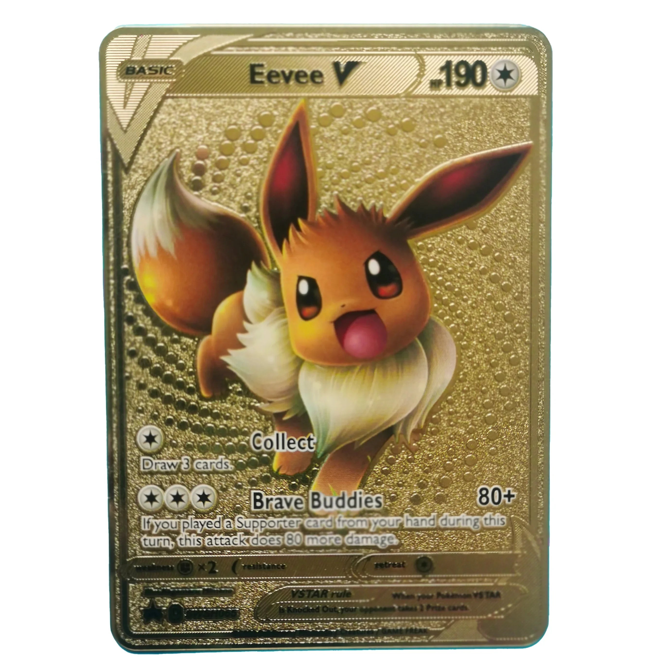 2024 Pokemon English Metal Card Anime Pikachu Charizard Mewtwo Blastoise Vmax Shiny Letters Game Collection Card Kids Toy Gifts