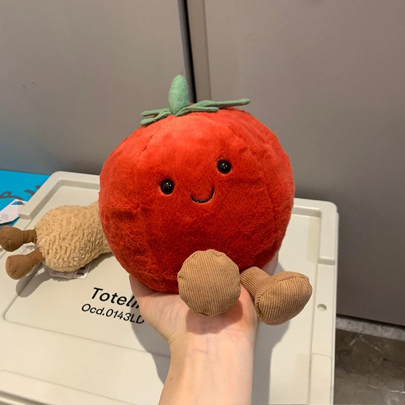 Jellycat with tags Jellycat fun tomato tomato sweet soft soothing doll plush fruit cute plush toy doll holiday gift stuffed toy