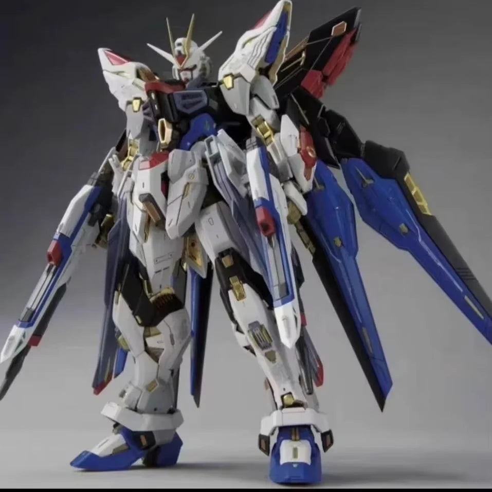 XUNXIN KO MGEX 1/100 MGEX Strike Freedom Action Figure Repaired version PIANXIN Model Kit Assembly Children Toys Birthday Gift