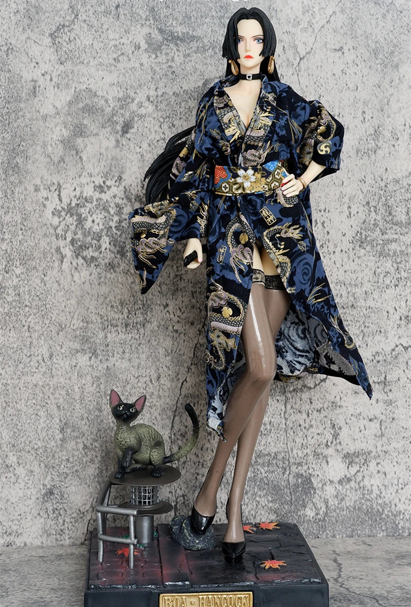 46cm Anime One Piece Boa Hancock Kimono Ver. GK PVC Action Figure Statue Collection Model Toys Sexy Girls Doll Gifts