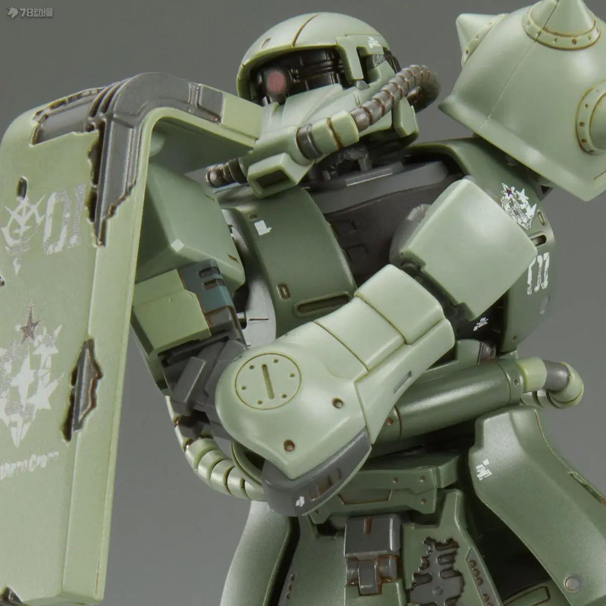 Weimei Wm Hg 1/144 Cucuruz Doans Zaku Ms-06f Battle Damaged Assembly Model Kit Action Figure Plastic Model Custom Toys Gifts