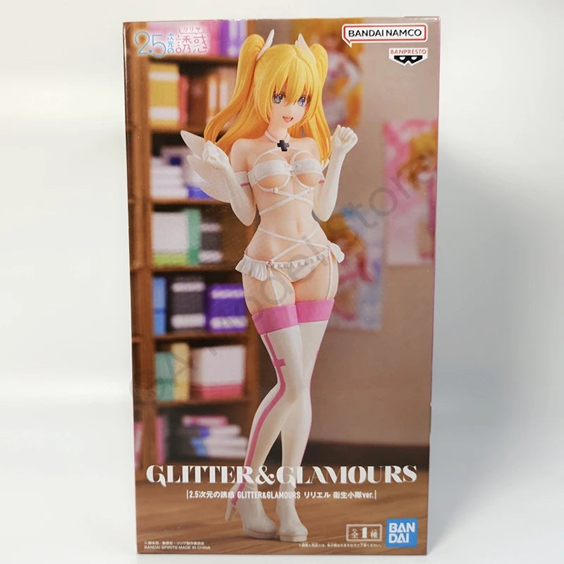 2.5 Dimensional Seduction Glitter Glamours Liliel Miriella Anime Action Figure Sexy Girl Health Team Model Toy