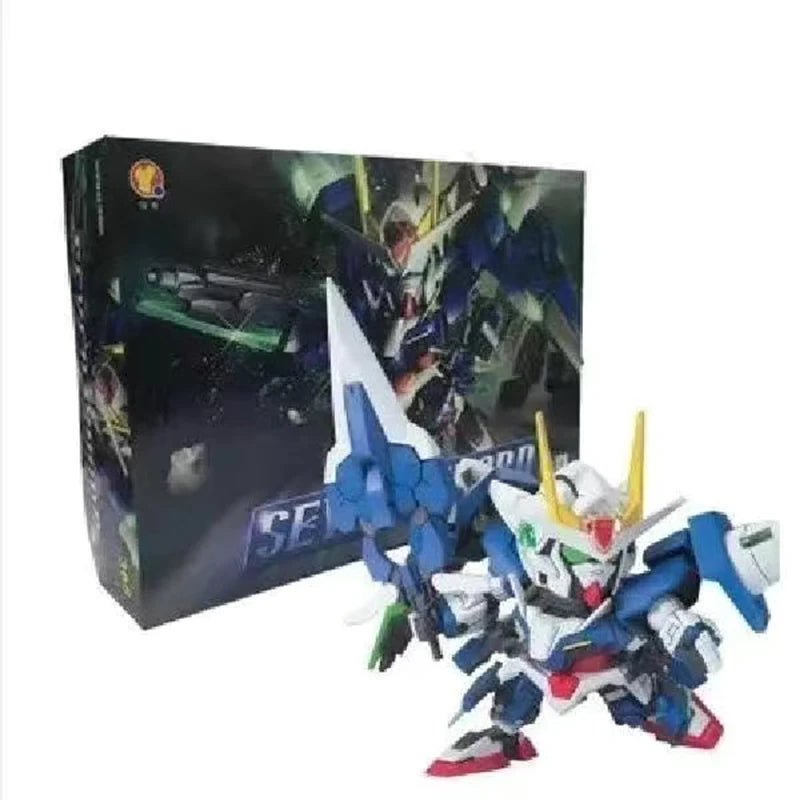 SD GUNDAM Animation Game Peripheral Toys SD UNICORN BANSHEE WING Assembly Toy Anime Figures Action Movable Model Collection