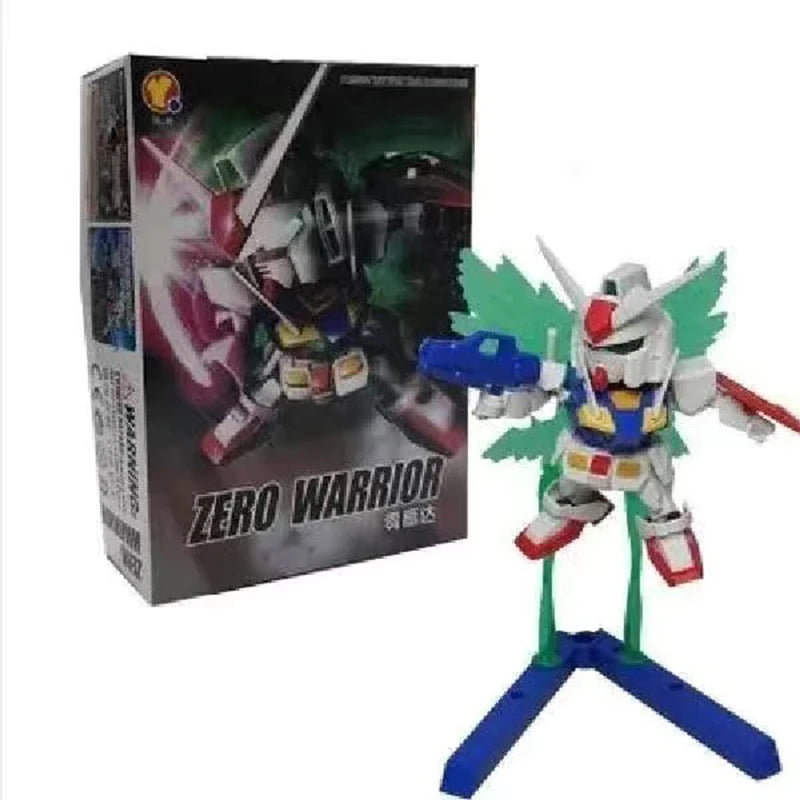 SD GUNDAM Animation Game Peripheral Toys SD UNICORN BANSHEE WING Assembly Toy Anime Figures Action Movable Model Collection