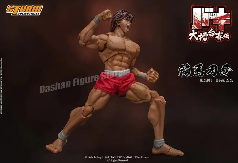 17cm Ko St Storm Toys Baki Hanma Action Figure Fighting Anime BAKl Kibk Son Of Ogre Figurine Collectible Model Dolls Toy Gifts