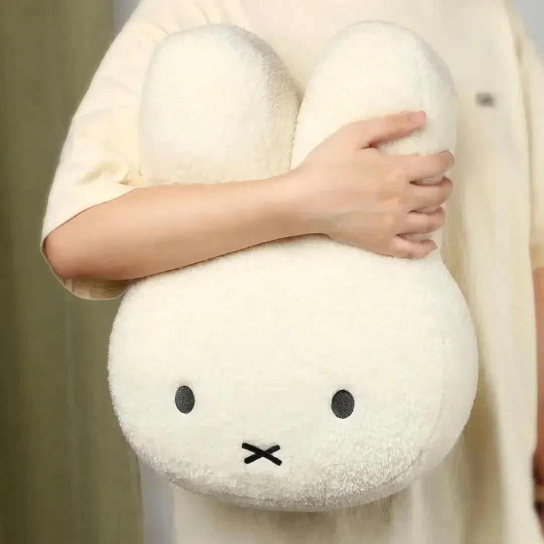 Miffy New Kawaii Plush Pillow Cute Miffy Sweet Doll Toy Creative Room Decoration Cartoon Ornaments Sofa Pillow Birthday Gift