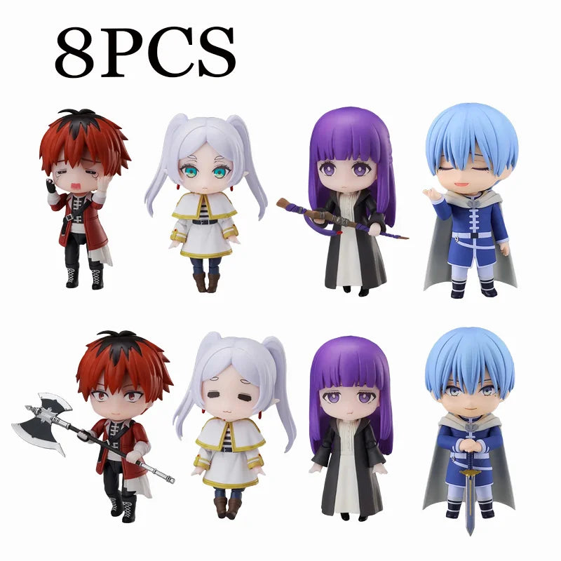 Bandai Frieren: Beyond Journey's End 10cm Anime Figures Frieren Himmel Action Figure Boys Gift Collection Model Doll Toys