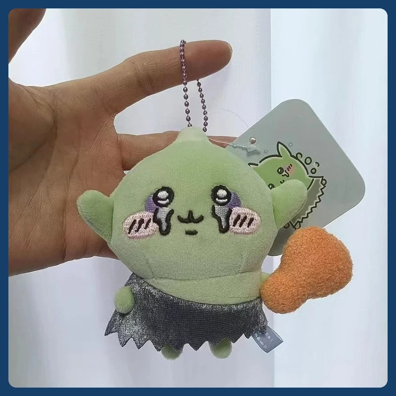 New Cartoon Character Usagi Take The Chicken Leg Key Ring Cute Chiikawa Hachiware Keychains Backpack Keychain Accessories Gifts
