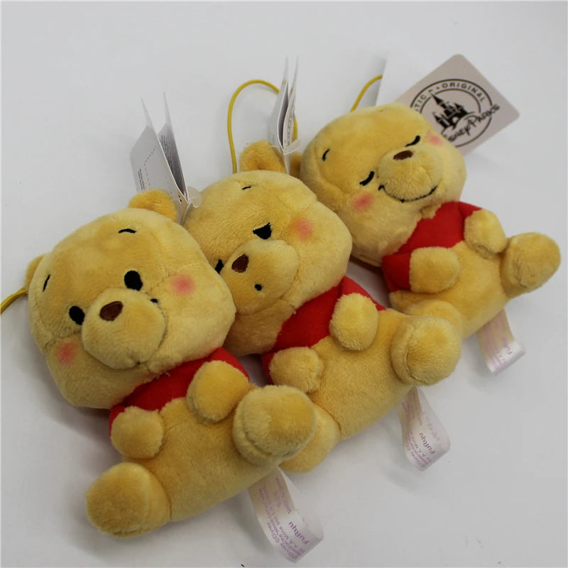 Disney 10cm winnie the pooh Vintage Disney Winnie the Pooh Plush Charm Pendant toys