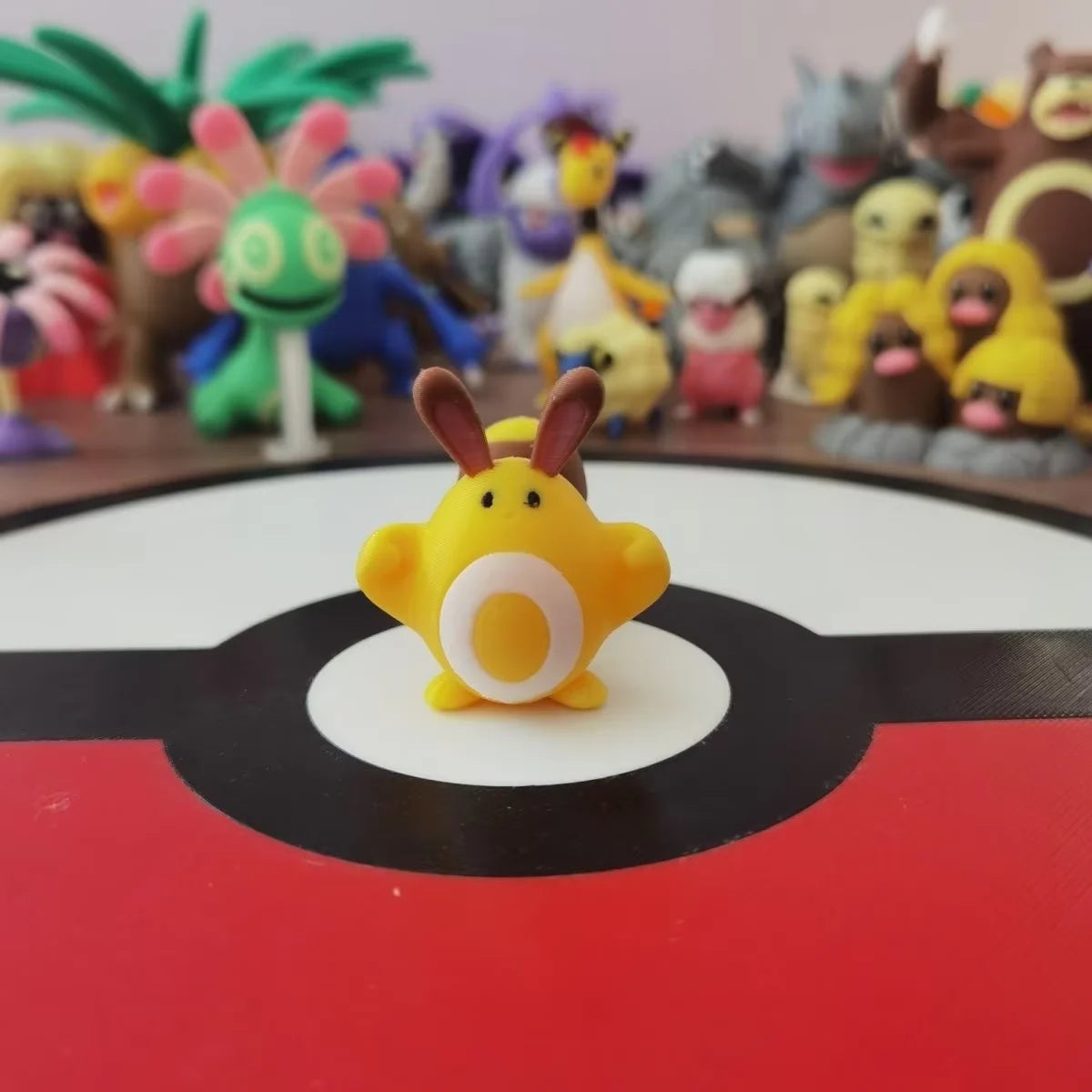 Pokemon Collect Multiple Figures Proportion World 1:20 Diy 3d Printing Kawaii Cartoon Character Model Kid Xmas Gifts Toy