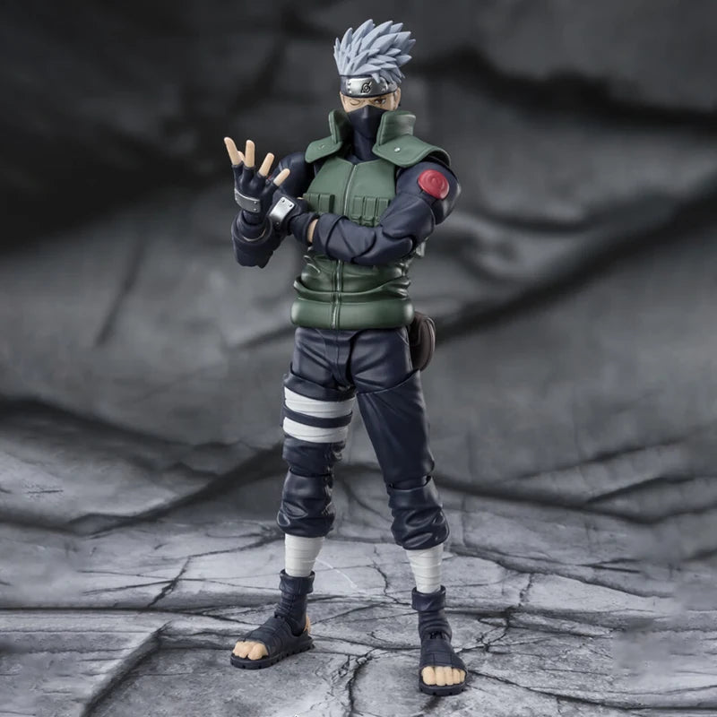 Shf Naruto Hatake Kakashi Action Figure PVC Collection Anime Naruto Shippuden Namikaze Minato Figurine Movable Model Toys Gifts