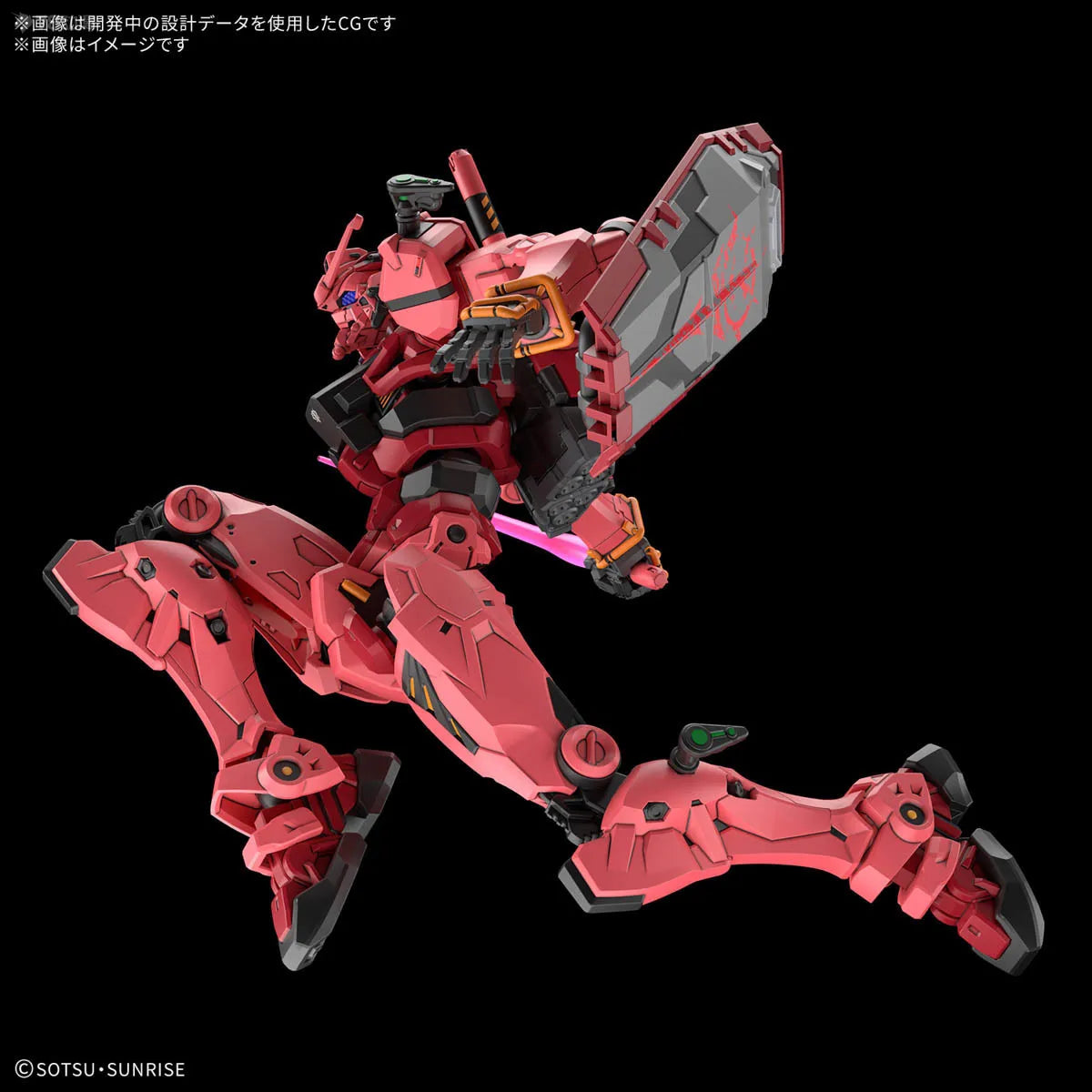 Bandai HG 1/144 HGUC Gundam Gquuuuuux RED Gundam Model Kit Anime Fighter Assembly Model Anime Action Figure Toy Gift for kid