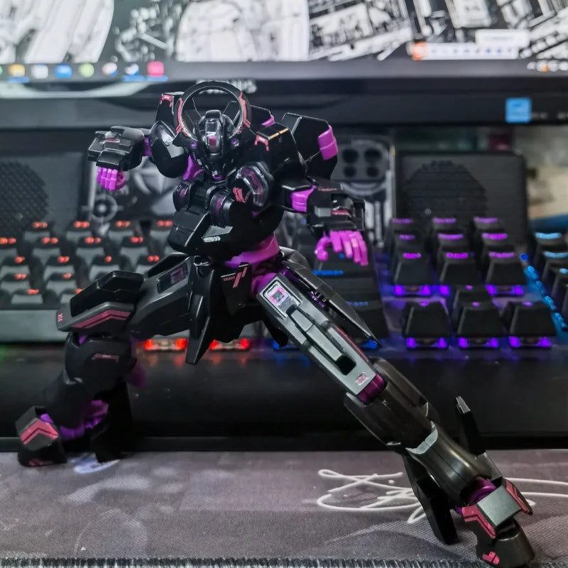 Schwarzette Neon Purple MDX-0003 HG 1/144 Assemble The Model Action Figures Desktop Decoration Children'S Toys Gift Collectible