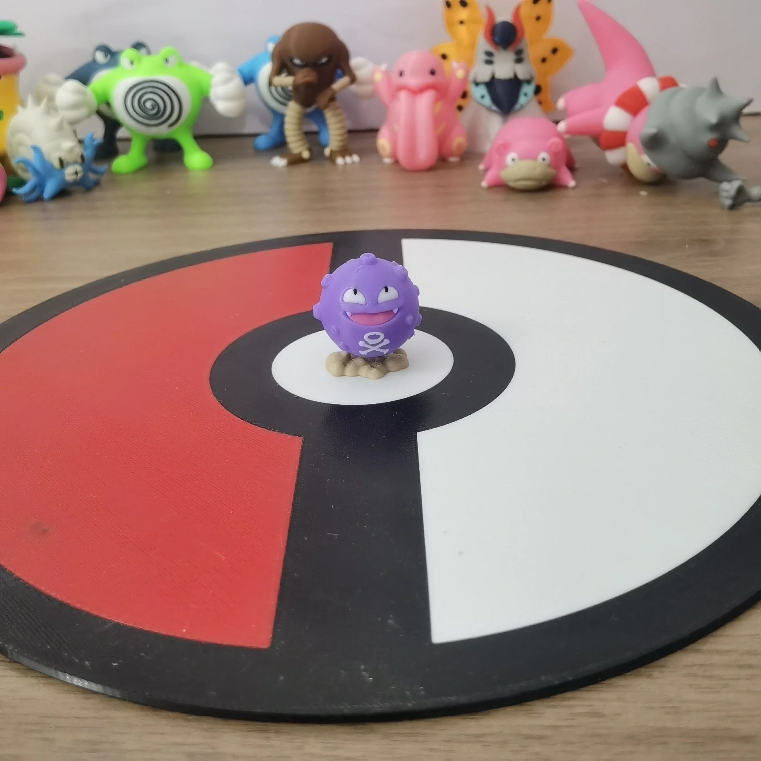 Pokemon Weezing Koffing Anime Figures Proportion World 1:20 Diy 3d Printing Cartoon Character Desktop Collectio Model Toy Gift
