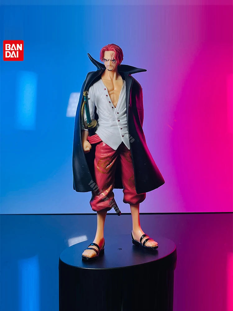 18cm One Piece Anime Figure Red Hair Shanks Action Figures Cartoon Figure Model PVC Doll Collection Decoration Kid Toy Gift