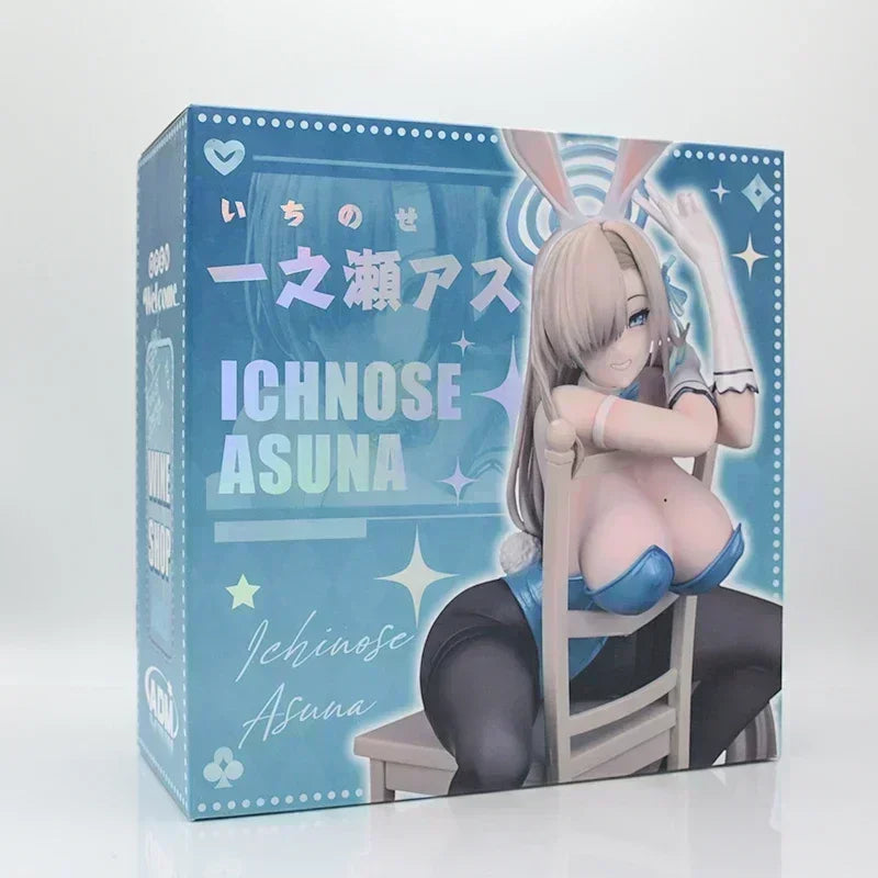 19cm Blue Archive Tendou Arisu Anime Girl Figure Aris/Alice Action Figure Ichinose Asuna Bunny Figurine Sexy Model Doll Toy Gift